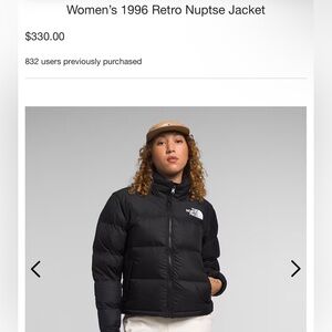 AUTHENTIC - The North Face Women’s 1996 Retro Nuptse Jacket